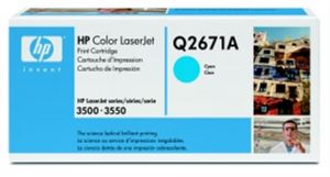 HP originální toner Q2671A 309A modrý 4000str. pro HP Color LaserJet 3500, N, 3550,...
