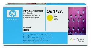 HP originální toner Q6472A,(502A) yellow, 4000str., HP Color LaserJet 3600, n, dn, dtn
