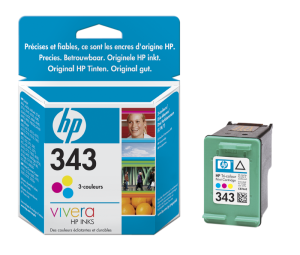 HP originální ink C8766EE, HP 343, color, 260str., 7ml, HP Photosmart 325, 375, OJ-6210, D