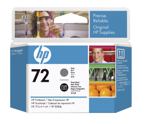 HP originální tisková hlava C9380A, HP 72, grey/black, HP Designjet T1100, T770