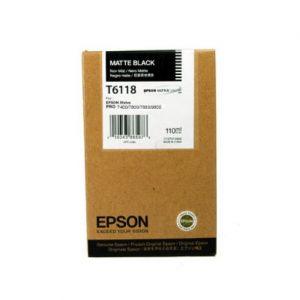 EPSON originální ink C13T611800, matte black, 110ml, EPSON Stylus Pro 7400, 7450, 7800, 78