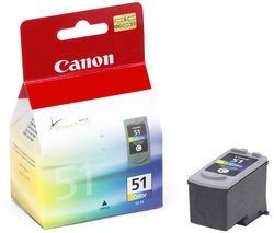 CANON originální ink CL-51, color, 330str., 3x7ml, CANON iP2200, iP6210D, MP150