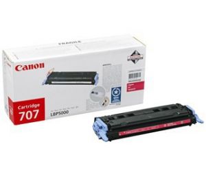 CANON originální toner CRG707, magenta, 2000str., 9422A004, CANON i-SENSYS LBP5000,5100,51