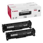 CANON originální toner CRG-718 black/černý 6800str. CANON LBP-7200Cdn Dual pack 2ks