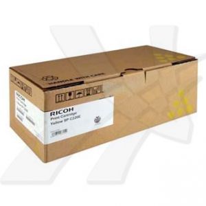 RICOH originální toner 406768, 406055, 406147, 406106, 407643, yellow, 2000str., RICOH Afi