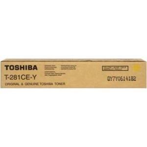 TOSHIBA originální toner T281CEY, yellow, 10000str., TOSHIBA e-Studio 281c, 351e, 451e