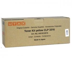 UTAX originální toner 4431610016, yellow, 4000str., UTAX CLP 3316, TRIUMPH ADLER 4316