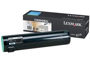 LEXMARK originální toner C930H2KG, black, 38000str., LEXMARK C930