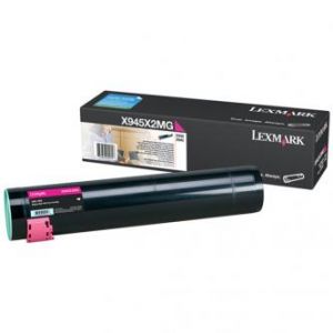 LEXMARK originální toner X945X2M, magenta, 22000str., LEXMARK X945