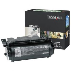 LEXMARK originální toner 12A7468, black, 21000str., return, LEXMARK T630, T632, T634, X630