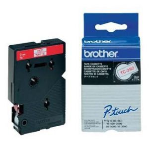 BROTHER TC-292 bílá / červená (9mm)