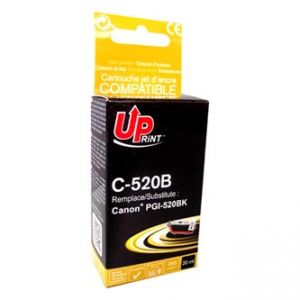 UPRINT kompatibilní ink s PGI520BK, black, 20ml, C-520B, pro CANON iP3600, 4600, MP620, 63
