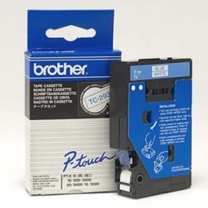 BROTHER TC-293 bílá / modrá (9mm)