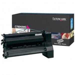 LEXMARK originální toner C780H2MG, magenta, 10000str., LEXMARK C780, C782, X782