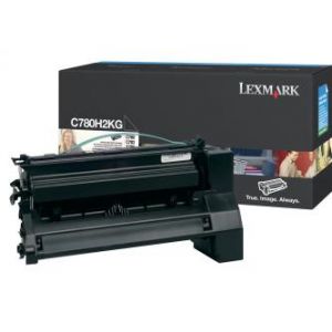 LEXMARK originální toner C780H2KG, black, 10000str., LEXMARK C780, C782, X782
