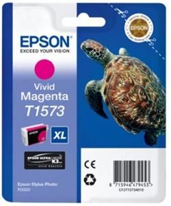 EPSON originální ink C13T15734010, vivid magenta, 25,9ml, EPSON Stylus Photo R3000