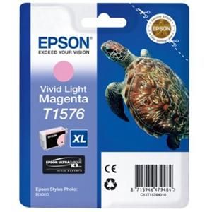 EPSON originální ink C13T15764010, light vivid magenta, 25,9ml, EPSON Stylus Photo R3000