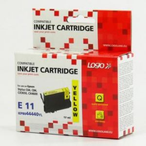 LOGO kompatibilní ink s C13T044440, yellow, 17ml, high capacity, pro EPSON Stylus C84, C64