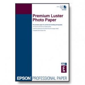 EPSON Premium Luster Photo Paper, foto papír, lesklý, bílý, A2, 420x594mm (A2), 250 g/m2,