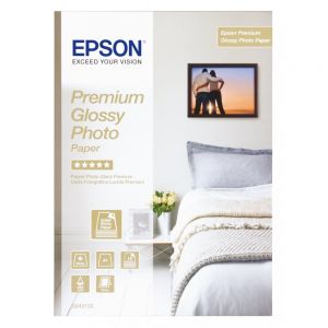 EPSON 610/30.5/Premium Glossy Photo Paper Roll, 610mmx30.5m, 24", C13S041390, 166 g/m2, fo