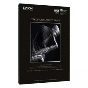 EPSON Traditional Photo Paper, 610mmx914mm, 25-pack, 330 g/m2, papír, bílý, pr