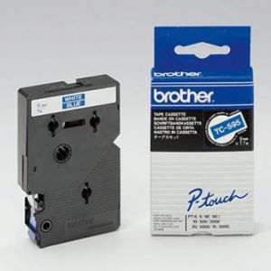 BROTHER TC-595 modrá / bílá (9mm)