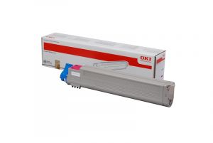 OKI originální toner 43837130, magenta, 22000str., OKI C9655