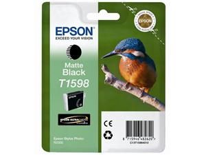 EPSON originální ink C13T15984010, matte black, 17ml, EPSON Stylus Photo R2000
