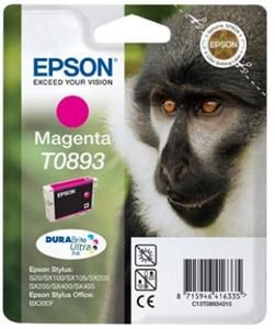 EPSON originální ink C13T08934011, magenta, 3,5ml, EPSON Stylus S20, SX100, SX200, SX400
