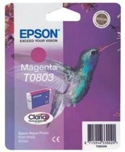 EPSON originální ink C13T08034011, magenta, 7,4ml, EPSON Stylus Photo PX700W, 800FW, R265,