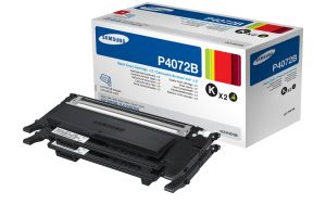 SAMSUNG originální toner CLT-P4072B, black, 3000 (2x1500)str., SAMSUNG CLP-325, CLX-3185,