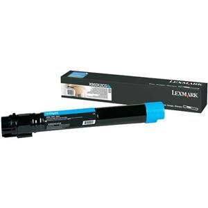LEXMARK originální toner X950X2CG, cyan, 24000str., extra high capacity, LEXMARK X950, X95