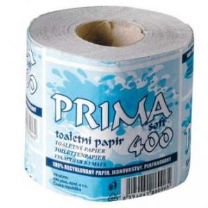 Toaletní papír jednovrstvý, 400 útržků