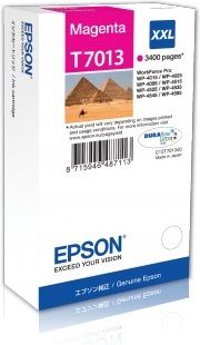 EPSON originální ink T7013 Magenta/Červený 3400str. EPSON WorkForce Pro WP4000, 4500 ser