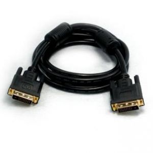 Video kabel Dual link, DVI(24+1)-DVI(24+1), M/M, 10m, zlacené konektory, stíněný