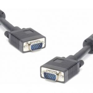 Kabel VGA (D-sub) M- VGA (D-sub) M, 2m, stíněný, černý