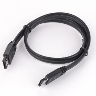 Cavo ESATA 1 Metro - Supporto 1.5/3/6 GB/s, Per Hard Disk Esterni, Marca Sm-pc