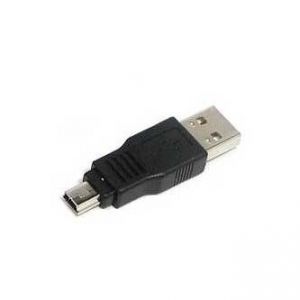 Redukce (2.0), USB A M- USB mini M (5 pin), 0m, černá, LOGO