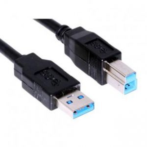 Kabel USB (3.0), USB A M- USB B M, 1.8m, černý