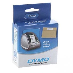 Papírové štítky DYMO LabelWriter 11352 54mm x 25mm bílé pro zpáteční adresu 500 ks