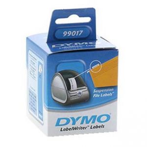 Papírové štítky DYMO LabelWriter 99017 50mm x 12mm bílé na závěsné pořadače 220 ks