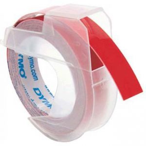 DYMO Originální páska 3D S0898150 do tiskárny šítků OMEGA bílý tisk/červený podklad 3m/mm