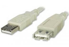 PREMIUMCORD USB 2.0 kabel prodlužovací, A-A, 1m