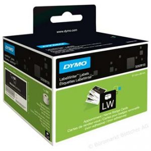 Papírové štítky DYMO LabelWriter 89mm x 51mm bílé pro vizitky bez lepidla 300 ks