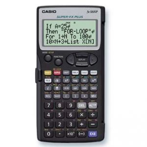 Kalkulačka CASIO FX 5800 P, černá, programovatelná, 4 řádkový displej