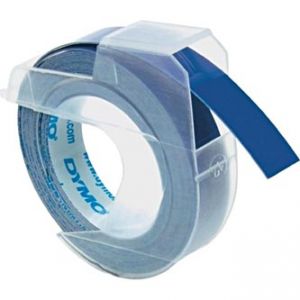 DYMO originální páska 3D S0898140 do tiskárny štítků OMEGA bílý tisk/modrý podklad 3m/9mm