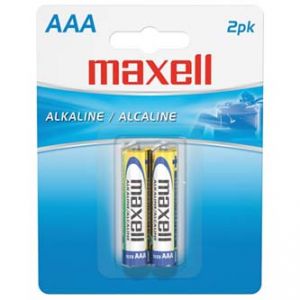Baterie alkalická, LR-3, AAA, 1.5V, Maxell, blistr, 2-pack
