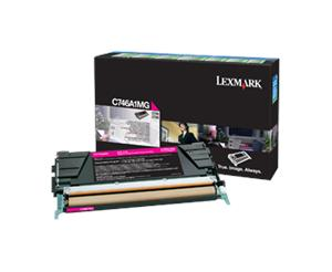 LEXMARK originální toner C746A1MG, magenta, 7000str., return, LEXMARK C746DN, C746DTN, C74