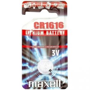 Baterie lithiová, CR1616, 3V, MAXELL, blistr, 1-pack