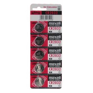 Baterie lithiová, CR2032, 3V, Maxell, blistr, 5-pack